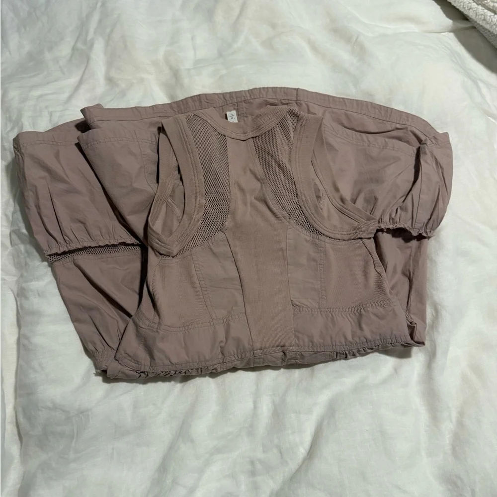 Elegant Mauve Sleeveless Dress - Picture 6 of 7